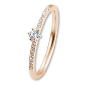 Verlobungsring, Roségold, Brillanten, Pavé, Goldwerkstatt, Schmuck und Trauringe, Neuötting