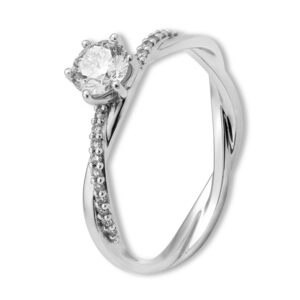 Verlobungsring, Weißgold, Platin, Brillanten, Pavé, Goldwerkstatt, Schmuck und Trauringe, Neuötting