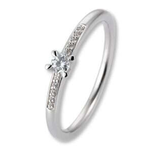 Verlobungsring Pavé 0,15ct – Bild 3