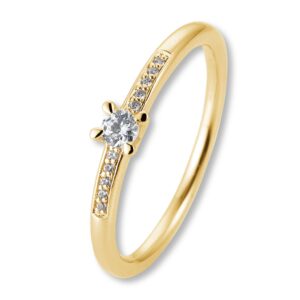 Verlobungsring Pavé 0,15ct