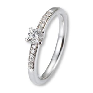 Verlobungsring, Weißgold, Platin, Brillanten, Pavé, Goldwerkstatt, Schmuck und Trauringe, Neuötting