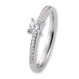 Verlobungsring, Weißgold, Platin, Brillanten, Pavé, Goldwerkstatt, Schmuck und Trauringe, Neuötting