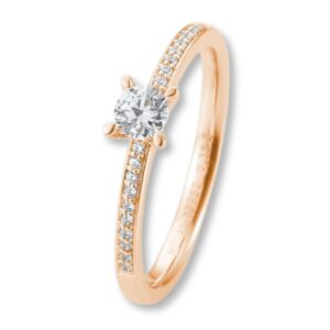 Verlobungsring, Roségold, Brillanten, Pavé, Goldwerkstatt, Schmuck und Trauringe, Neuötting
