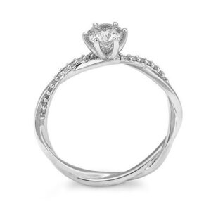 Verlobungsring elegance Pavé 0,349ct – Bild 4