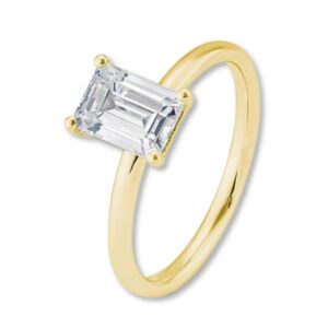 Verlobungsring, Gelbgold, Brillanten, Goldwerkstatt, Schmuck und Trauringe, Neuötting