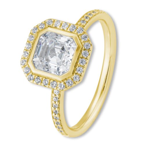 Verlobungsring, Gelbgold, Weißgold, Roségold, Brillanten, Pavé, Goldwerkstatt, Schmuck und Trauringe, Neuötting