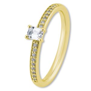 Verlobungsring, Gelbgold, Weißgold, Roségold, Brillanten, Pavé, Goldwerkstatt, Schmuck und Trauringe, Neuötting