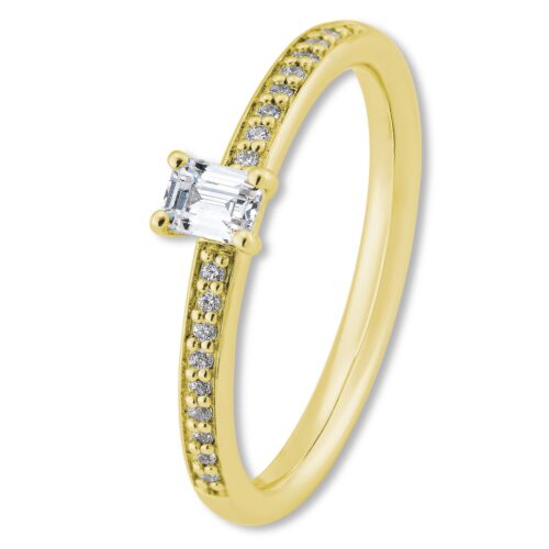 Verlobungsring, Gelbgold, Weißgold, Roségold, Brillanten, Pavé, Goldwerkstatt, Schmuck und Trauringe, Neuötting