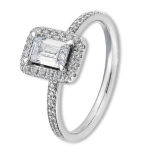 Verlobungsring, Weißgold, Roségold, Brillanten, Pavé, Goldwerkstatt, Schmuck und Trauringe, Neuötting