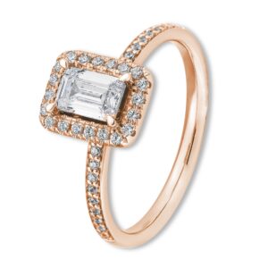 Verlobungsring, Weißgold, Roségold, Brillanten, Pavé, Goldwerkstatt, Schmuck und Trauringe, Neuötting