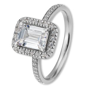 Verlobungsring, Weißgold, Roségold, Brillanten, Pavé, Goldwerkstatt, Schmuck und Trauringe, Neuötting