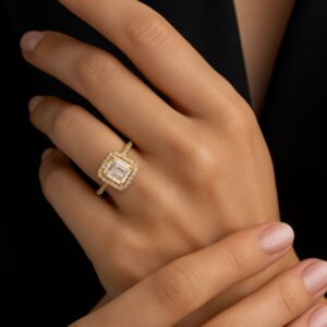 Verlobungsring Diamant Emerald 1,729ct – Bild 4