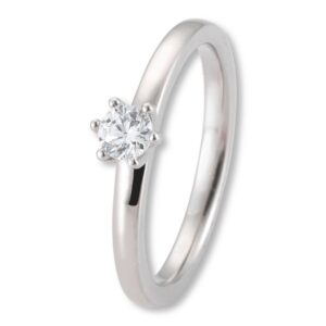 Verlobungsring, Krappenfassung, Weißgold, Gelbgold, Roségold, Heiratsantrag, Brillant, Goldwerkstatt, Schmuck & Trauringe, Neuötting, Mühldorf am Inn, Verlobung