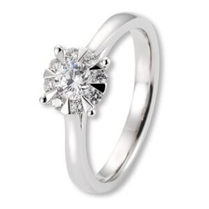 Verlobungsring, Weißgold, Brillanten, Hero, Goldwerkstatt, Schmuck und Trauringe, Neuötting