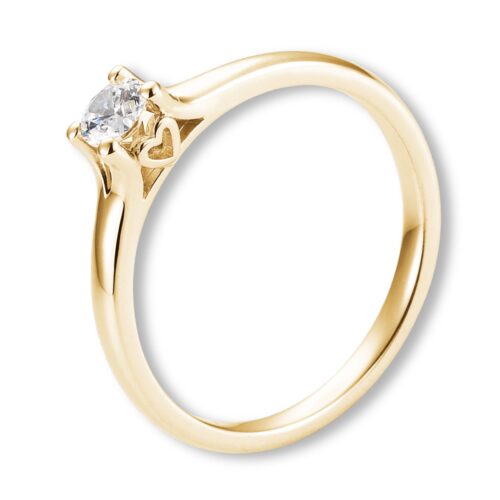 Verlobungsring, Gelbgold, Weißgold, Roségold, Brillanten, Herz, Goldwerkstatt, Schmuck und Trauringe, Neuötting