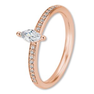 Verlobungsring, Navette, Pavé, Weißgold, Gelbgold, Roségold, Heiratsantrag, Brillant, Goldwerkstatt, Schmuck & Trauringe, Neuötting, Mühldorf am Inn, Verlobung