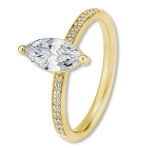 Verlobungsring, Navette, Pavé, Weißgold, Gelbgold, Roségold, Heiratsantrag, Brillant, Goldwerkstatt, Schmuck & Trauringe, Neuötting, Mühldorf am Inn, Verlobung