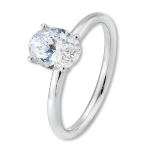 Verlobungsring, 1,50ct, Weißgold, Platin, Brillanten, Pavé, Goldwerkstatt, Schmuck und Trauringe, Neuötting