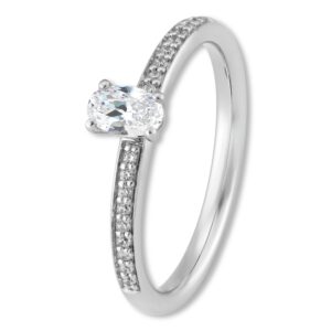 Verlobungsring, Oval, Pavé, Weißgold, Gelbgold, Roségold, Heiratsantrag, Brillant, Goldwerkstatt, Schmuck & Trauringe, Neuötting, Mühldorf am Inn, Verlobung