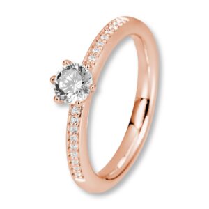 Verlobungsring, Roségold, Brillanten, Pavé, Goldwerkstatt, Schmuck und Trauringe, Neuötting