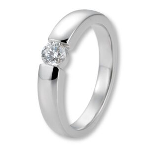 Verlobungsring, Spanring, Weißgold, Gelbgold, Roségold, Heiratsantrag, Brillant, Goldwerkstatt, Schmuck & Trauringe, Neuötting, Mühldorf am Inn, Verlobung