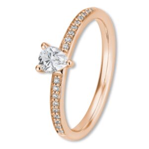 Verlobungsring, Tropfen, Pavé, Weißgold, Gelbgold, Roségold, Heiratsantrag, Brillant, Goldwerkstatt, Schmuck & Trauringe, Neuötting, Mühldorf am Inn, Verlobung