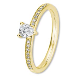 Verlobungsring, Tropfen, Pavé, Weißgold, Gelbgold, Roségold, Heiratsantrag, Brillant, Goldwerkstatt, Schmuck & Trauringe, Neuötting, Mühldorf am Inn, Verlobung