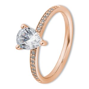 Verlobungsring, Tropfen, Pavé, Weißgold, Gelbgold, Roségold, Heiratsantrag, Brillant, Goldwerkstatt, Schmuck & Trauringe, Neuötting, Mühldorf am Inn, Verlobung