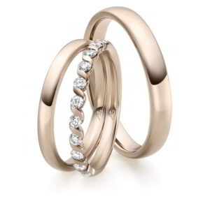 Trauringpaar & Beisteckring Haselnussgold ab € 3773,-