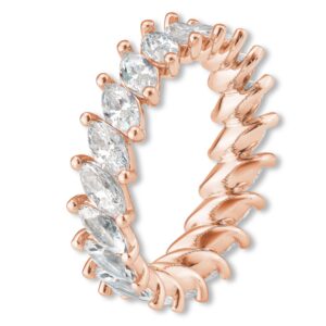 Beisteckring, Weißgold, Gelbgold, Roségold, Diamanten, Navette, Goldwerkstatt, Schmuck und Trauringe, Neuötting, Altötting, Trauringe