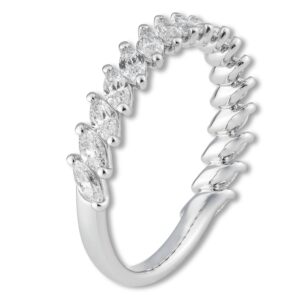 Beisteckring, Weißgold, Gelbgold, Roségold, Diamanten, Navette, Goldwerkstatt, Schmuck und Trauringe, Neuötting, Altötting, Trauringe