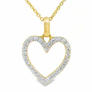 Anhänger, Gelbgold 333, Zirkonia, Halskette, Goldschmuck, Goldwerkstatt Schmuck und Trauringe, Neuötting, Altötting