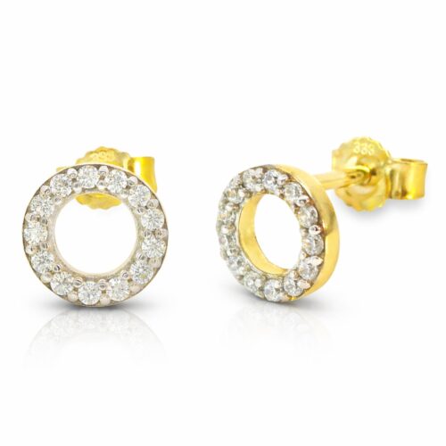 Ohrstecker, Ohrringe, Gelbgold 333, Ohrschmuck, Goldschmuck, Goldwerkstatt Schmuck und Trauringe, Neuötting, Altötting, Zirkonia