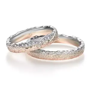 Trauringpaar Sonnenlicht & Brillanten ab € 4264,- – Bild 2