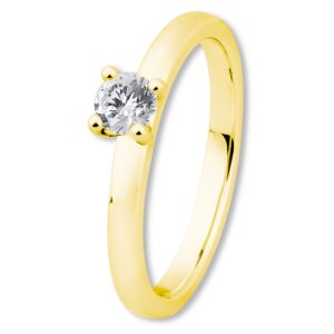 Verlobungsring, Krappenfassung, Weißgold, Gelbgold, Roségold, Solitärring, 4er Krappe, Heiratsantrag, Brillant, Goldwerkstatt, Schmuck & Trauringe, Neuötting, Mühldorf am Inn, Verlobung, Diamantring