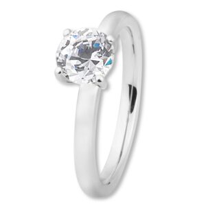 Verlobungsring, Krappenfassung, Weißgold, Gelbgold, Roségold, Solitärring, 4er Krappe, Heiratsantrag, Brillant, Goldwerkstatt, Schmuck & Trauringe, Neuötting, Mühldorf am Inn, Verlobung, Diamantring