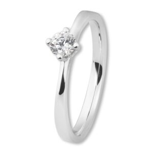 Verlobungsring, Krappenfassung, Weißgold, Gelbgold, Roségold, Solitärring, 4er Krappe, Heiratsantrag, Brillant, Goldwerkstatt, Schmuck & Trauringe, Neuötting, Mühldorf am Inn, Verlobung, Diamantring