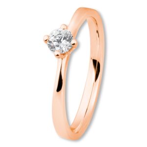 Verlobungsring, Krappenfassung, Weißgold, Gelbgold, Roségold, Solitärring, 4er Krappe, Heiratsantrag, Brillant, Goldwerkstatt, Schmuck & Trauringe, Neuötting, Mühldorf am Inn, Verlobung, Diamantring