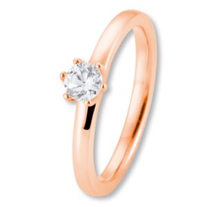 Verlobungsring, Krappenfassung, Weißgold, Gelbgold, Roségold, Solitärring, 4er Krappe, Heiratsantrag, Brillant, Goldwerkstatt, Schmuck & Trauringe, Neuötting, Mühldorf am Inn, Verlobung, Diamantring