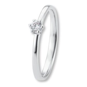 Verlobungsring, Krappenfassung, Weißgold, Gelbgold, Roségold, Solitärring, 4er Krappe, Heiratsantrag, Brillant, Goldwerkstatt, Schmuck & Trauringe, Neuötting, Mühldorf am Inn, Verlobung, Diamantring