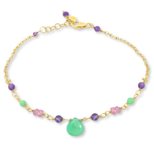 Armand, Silber925, Vergoldet, Armkette, Amethyst, Turmalin, Goldwerkstatt, Schmuck & Trauringe, Neuötting, Altötting