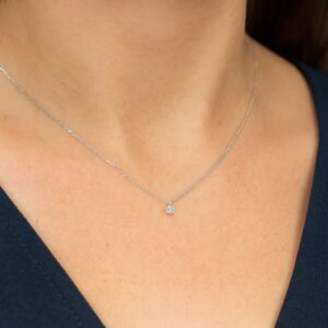 Collier, Weißgold 585, Goldschmuck, Halskette, Brillantschmuck, Brillant, Neuötting, Altötting, Weißgoldschmuck, Geschenk