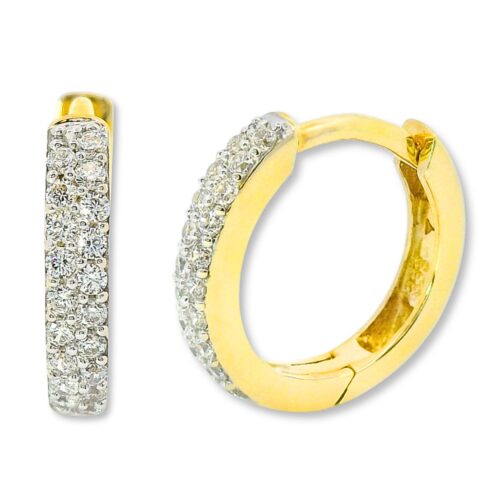 Creolen, Ohrringe, Gelbgold 333, Ohrschmuck, Goldschmuck, Goldwerkstatt Schmuck und Trauringe, Neuötting, Altötting, Zirkonia