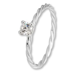 Verlobungsring, Weißgold, Gelbgold, Roségold, Diamanten, Kordelring, Goldwerkstatt, Schmuck und Trauringe, Neuötting, Altötting, Trauringe