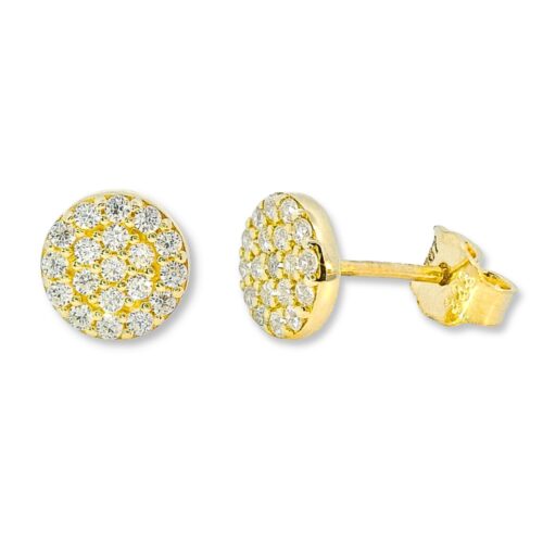 Ohrstecker, Ohrringe, Gelbgold 333, Ohrschmuck, Goldschmuck, Goldwerkstatt Schmuck und Trauringe, Neuötting, Altötting, Zirkonia