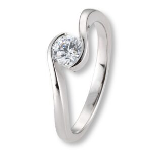 Verlobungsring, Swing, Weißgold, Gelbgold, Roségold, Solitärring, 4er Krappe, Heiratsantrag, Brillant, Goldwerkstatt, Schmuck & Trauringe, Neuötting, Mühldorf am Inn, Verlobung, Diamantring