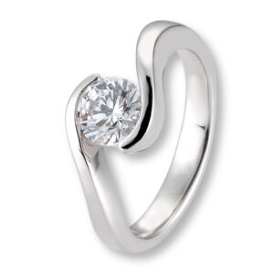 Verlobungsring, Swing, Weißgold, Gelbgold, Roségold, Solitärring, 4er Krappe, Heiratsantrag, Brillant, Goldwerkstatt, Schmuck & Trauringe, Neuötting, Mühldorf am Inn, Verlobung, Diamantring