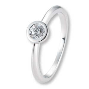 Verlobungsring, Zargenfassung, Weißgold, Gelbgold, Roségold, Solitärring, 4er Krappe, Heiratsantrag, Brillant, Goldwerkstatt, Schmuck & Trauringe, Neuötting, Mühldorf am Inn, Verlobung, Diamantring