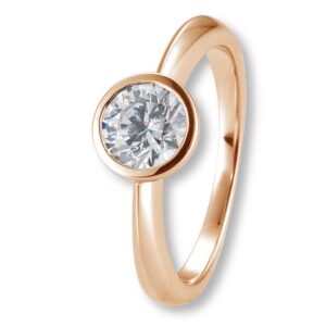 Verlobungsring, Zargenfassung, Weißgold, Gelbgold, Roségold, Solitärring, 4er Krappe, Heiratsantrag, Brillant, Goldwerkstatt, Schmuck & Trauringe, Neuötting, Mühldorf am Inn, Verlobung, Diamantring