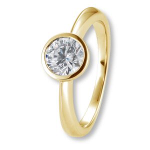 Verlobungsring, Zargenfassung, Weißgold, Gelbgold, Roségold, Solitärring, 4er Krappe, Heiratsantrag, Brillant, Goldwerkstatt, Schmuck & Trauringe, Neuötting, Mühldorf am Inn, Verlobung, Diamantring